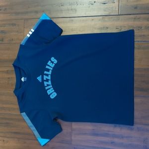 Boys Adidas grizzlies t-shirt